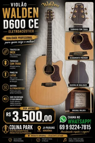 Violão Walden D 600