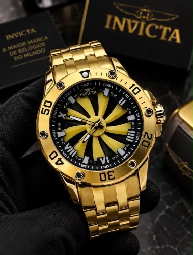 Invicta SpeedWay Ventilador Gold Novo
