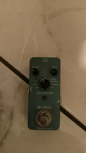 Pedal de Guitarra M-Vave Dig Reverb - Usado - Funcionando Normal