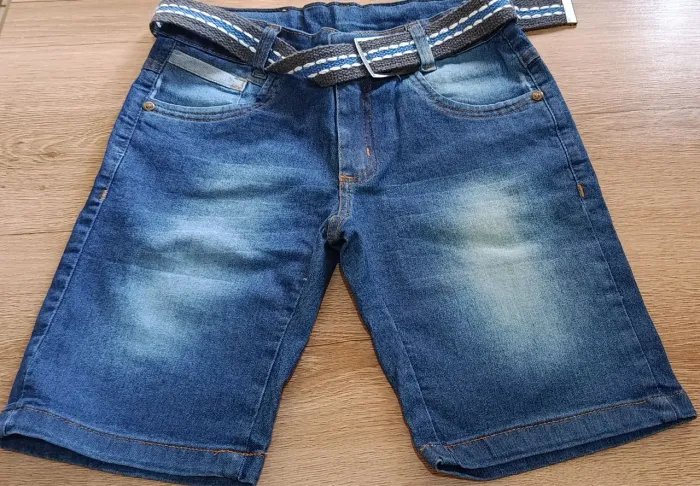 Bermuda Jeans Infantil Nova