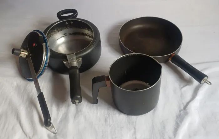 Kit Tres panela panex antiga usada perfeito