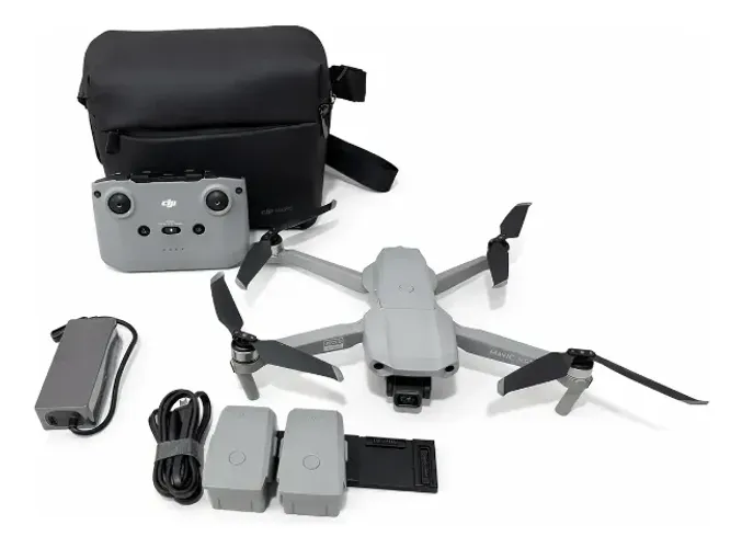 Drone Dji Mavic Air 2 Combo Fly More Cinza (Usado)