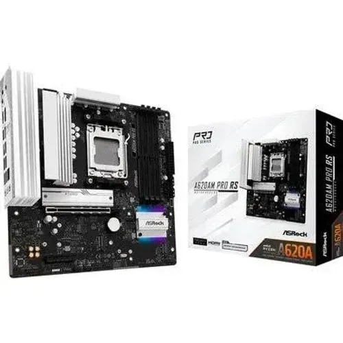 Placa Mãe AsRock A620M Pro RS DDR5 - Socket AM5