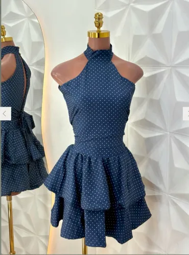 Conjunto poá ou vestido floral
