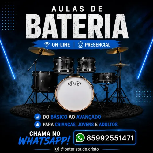 Aulas de bateria