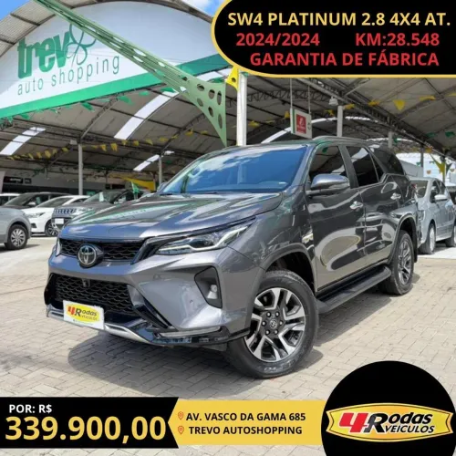 Toyota Hilux SW4 SRX Plat. 4X4 2.8 TB Die. Aut. 2024