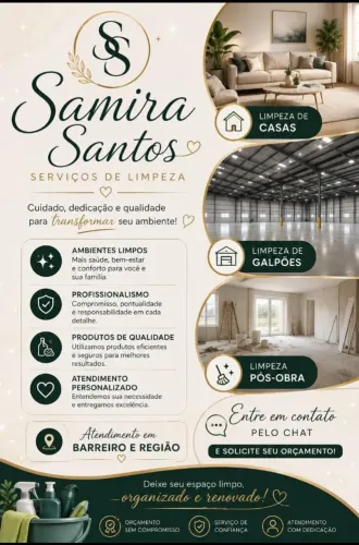 Faço limpeza