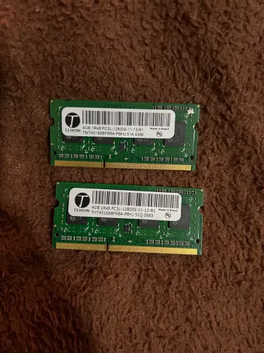 Memória ram notebook 8GB (2x4GB)