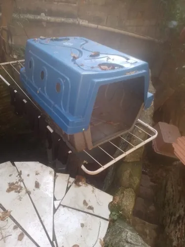 Casa para cachorro médio, entrego.
