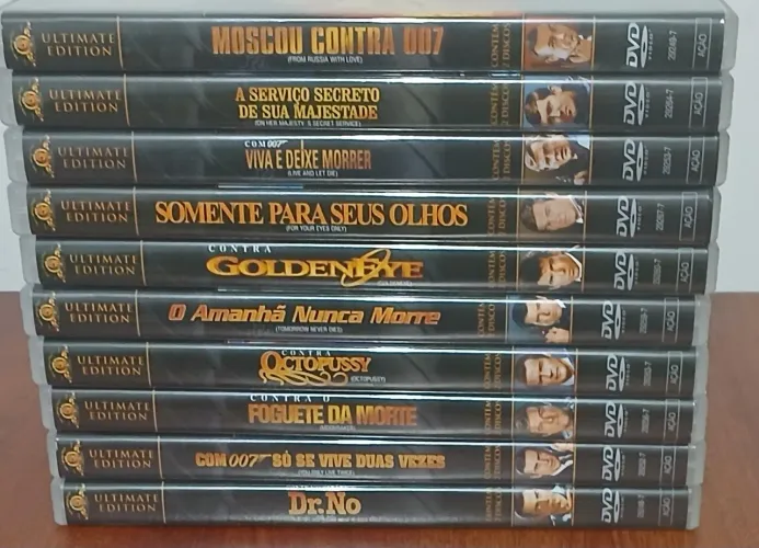 SALDÃO: Dvds Duplos 007 - James Bond <= 3 POR R$ 50 