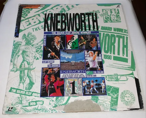 Laserdisc LD Knebworth The Silver Clef Award Winners Ler Descrição 