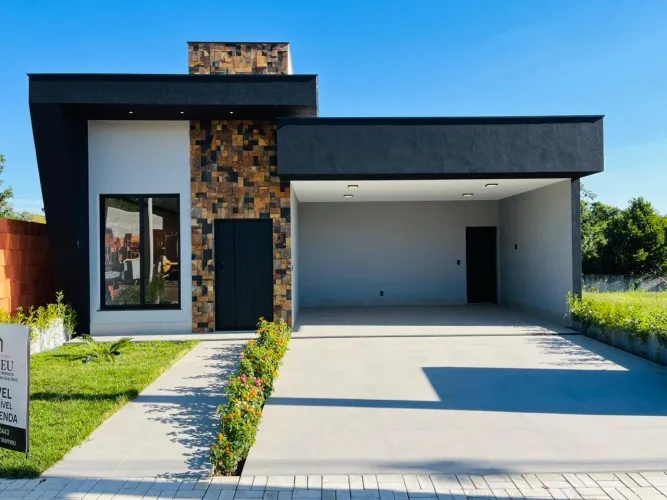 Casa em Condomínio para Venda em Araçoiaba da Serra, Residencial Cerejeiras, 3 dormitórios