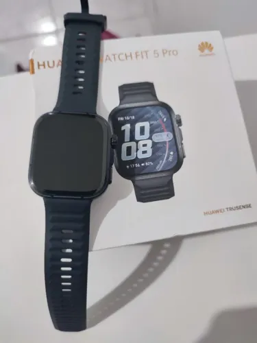 HUAWEI WATCH FIT 5 PRO - NOVO, NUNCA USADO + GARANTIA HUAWEI