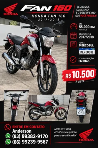 Honda Fan 160 2017/2018