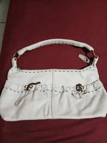 Bolsa de couro legítimo marca ZEFERINO LARG 45CM ALT 25CM