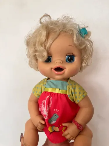 Baby Alive Meu Lindo Bebe Loira Completa!