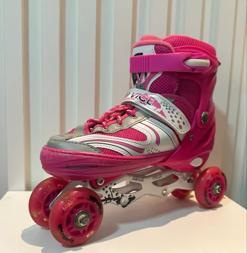 patins infantil de 4 rodas, Rosa 38/41