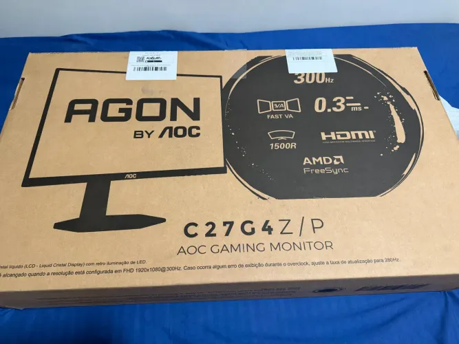 Monitor Gamer Agon G4z 27" Aoc 300hz, 0.3ms
