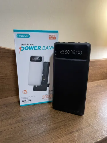 Power Bank 20.000mAh + Suporte para Celular