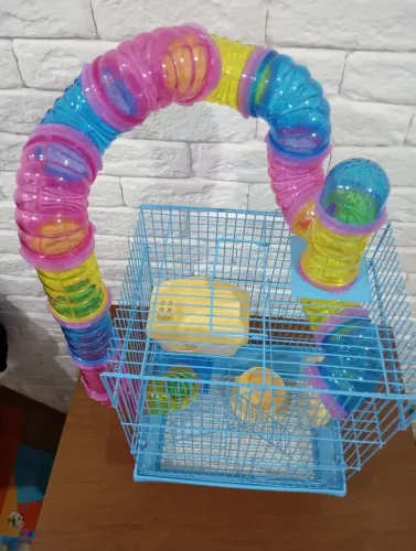 Gaiola para hamster 3 andares