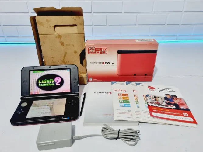 418-3DS XL RED NINTENDO DESBLOQUEADO<br>?R$ 2.190