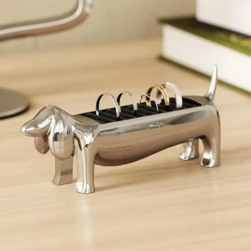 Porta-Anéis Cachorro Dachshund