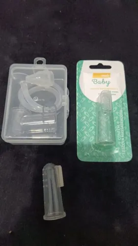 Aspirador nasal e escova baby