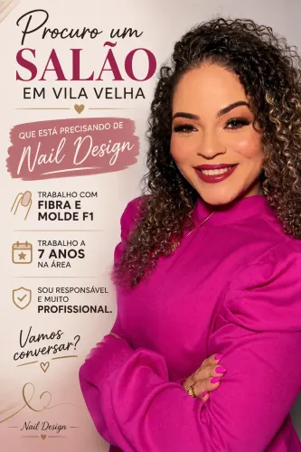 PROCURO UM SALÃO EM VILA VELHA QUE PRESCISE DE NAIL DESIGN