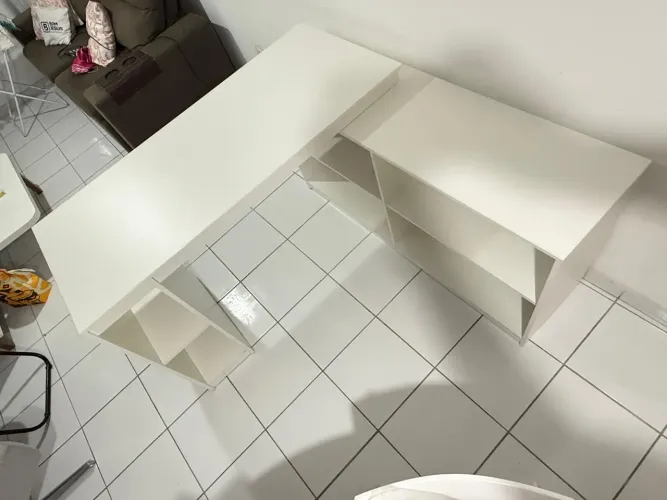 Mesa Escrivaninha grande para estudo e trabalho Tok Stok