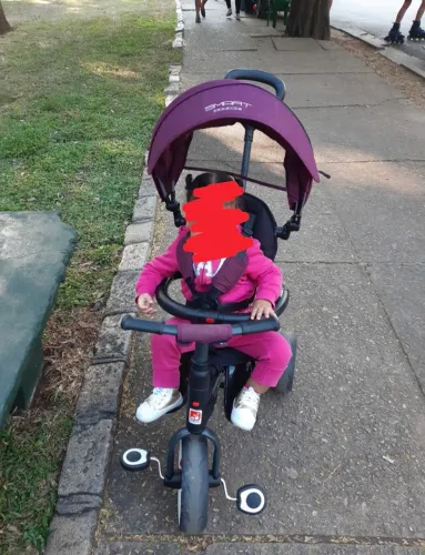 Triciclo dobrável Bandeirante.