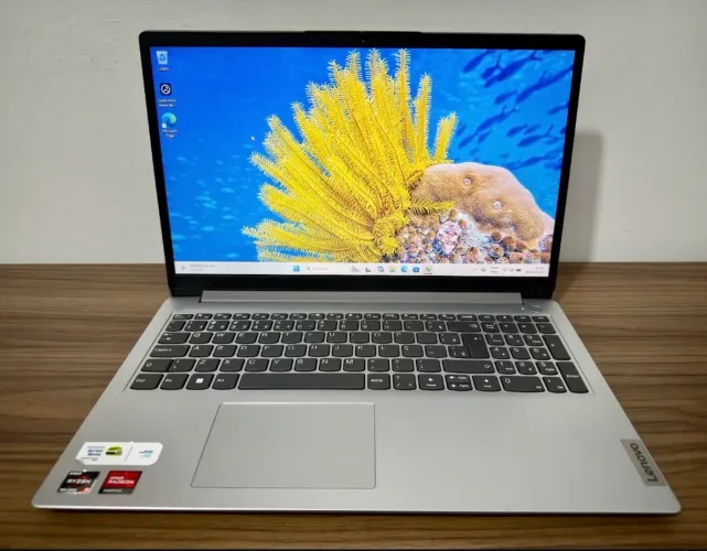 NOTEBOOK LENOVO - RYZEN 3 7ª GTH - MEMÓRIA 4GB - SSD 256GB - GARANTIA - IMPECÁVEL