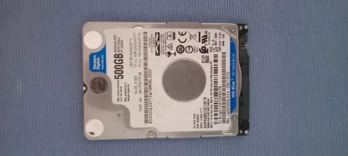 Hd WD 500gb 100%
