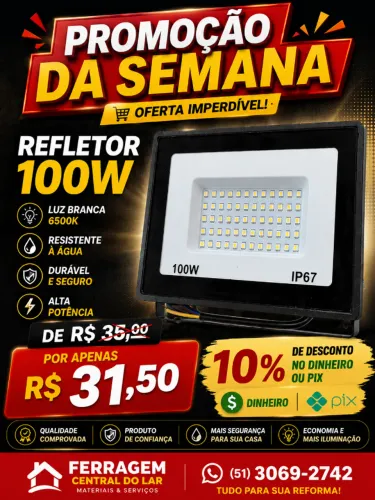 Refletor Led 100W