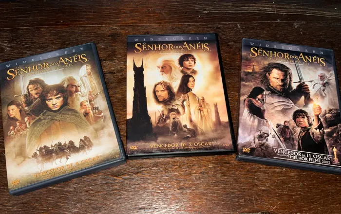 Box Trilogia O Senhor dos Anéis - 3 DVDs - Original - Perfeito Estado