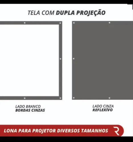Tela de projeção 70? polegadas Nova