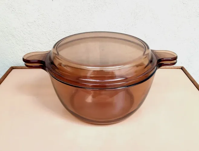 Caçarola de Vidro Vision, Capacidade 3.5 Litros, Com Tampa