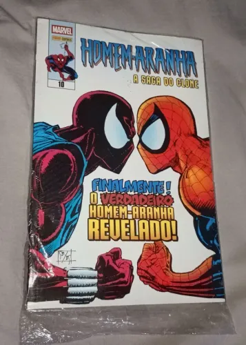 Revista Homem Aranha - A Saga do Clone - Reúne 3 edições numa revista. Formato americano.