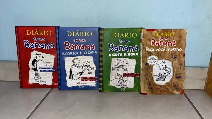 Kit Diário de um banana - 4 livros 
