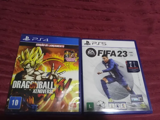 Vendo 2 Jogos 1 do ps4 dragon ball x jogo do PS5 fifa 23