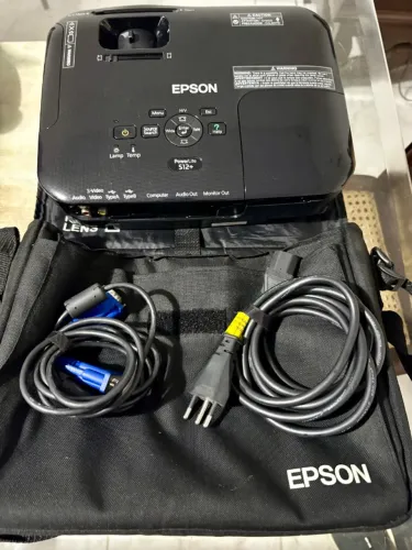 Projetor Epson PowerLite S12+ Pouco Uso + Bolsa Original