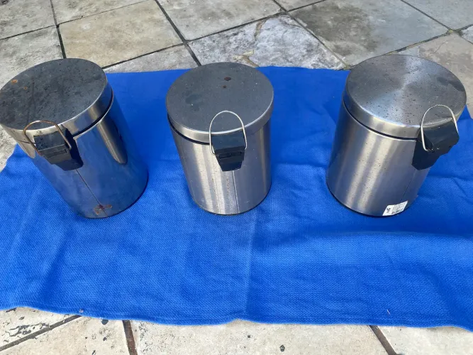 Lixeira inox com pedal 5 litros