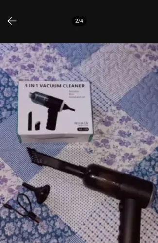 Aspirador de pó uns automotivo