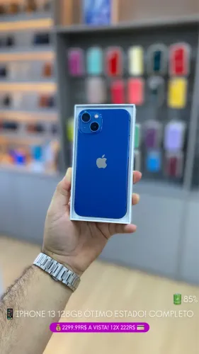 OFERTA! IPHONE 13 256 BEM CONSERVADO E COMPLETO! TODO ORIGINAL 