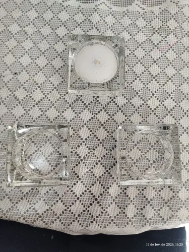 Suporte para velas 3 pecas