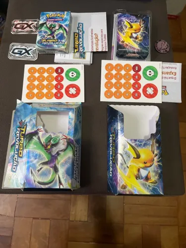 2 decks turbo revolução xy Pokémon conforme fotos