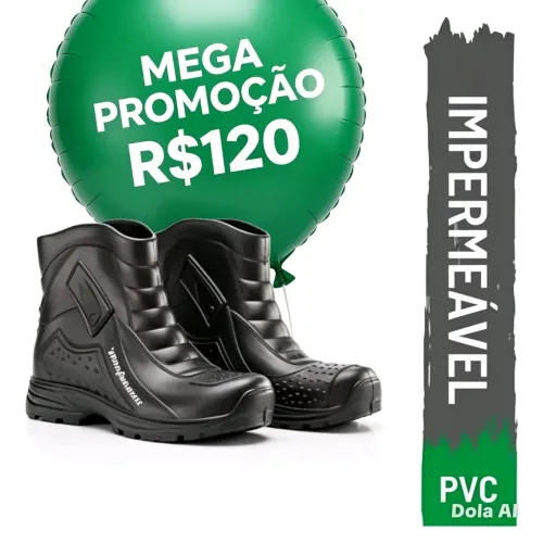 BOTA IMPERMEÁVEL PARA MOTOQUEIRO