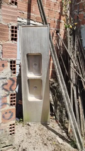 Vendo pia de inox duas cubas