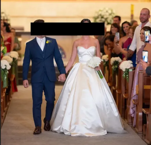 Vestido de noiva / Modelo grife espanhola Pronovias