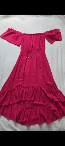 Vestido infantil rosa NOVO