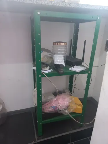 Estantes de ferro, armário ferro, conjunto estante ferro